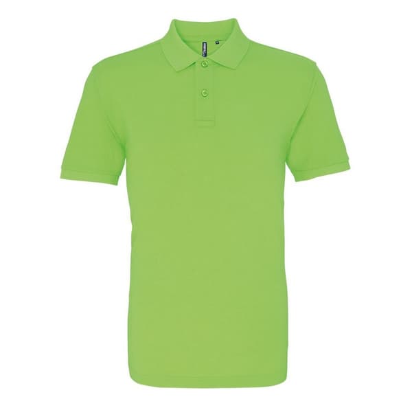 Asquith & Fox Ensfarvet kortærmet poloshirt til mænd