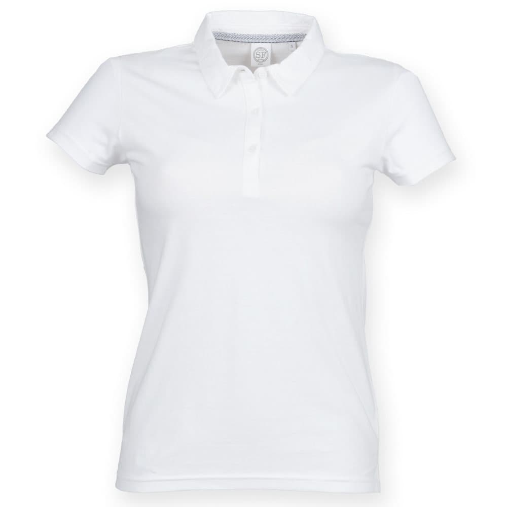 Skinnifit Womens/Ladies kortärmad polotröja
