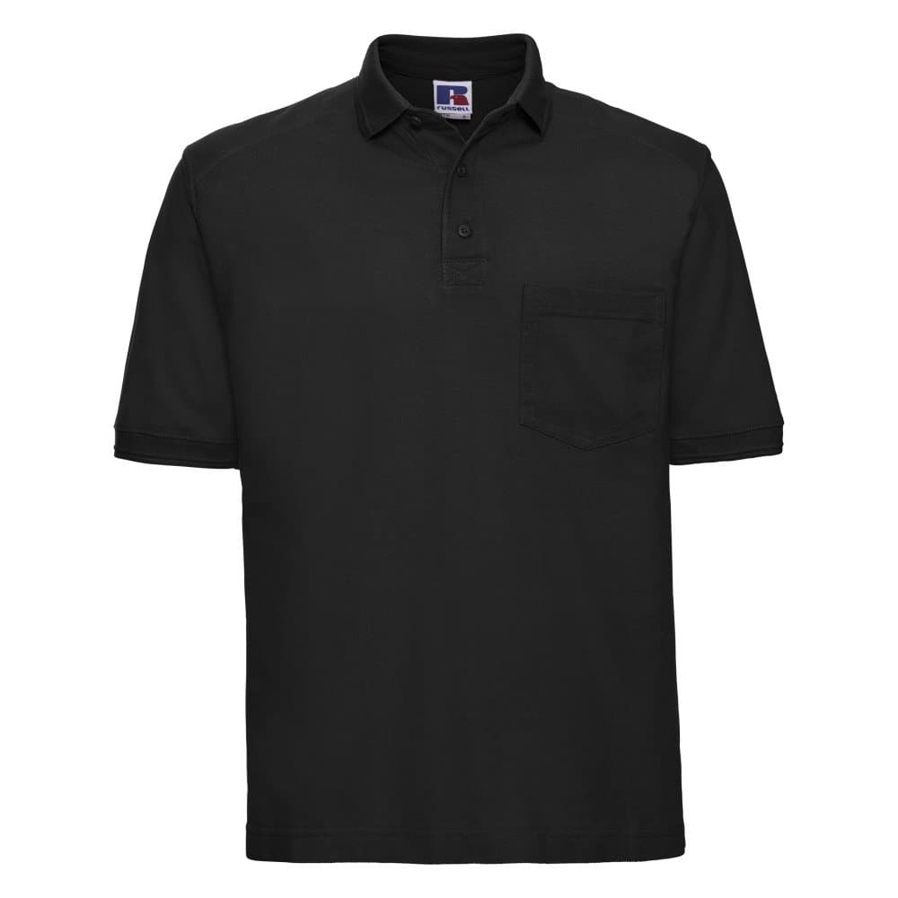 Russell Workwear Mens Heavy Duty kortärmad polotröja för män