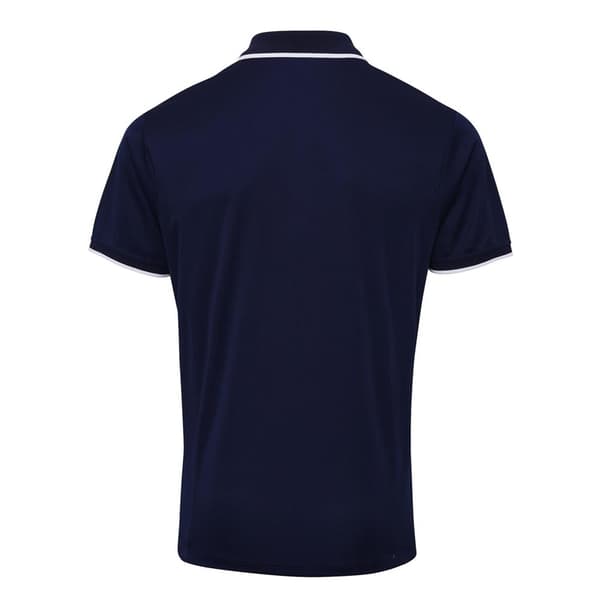 Premier Mens Contrast Coolchecker Polo Shirt