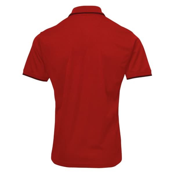 Premier Mens Contrast Coolchecker Polo Shirt
