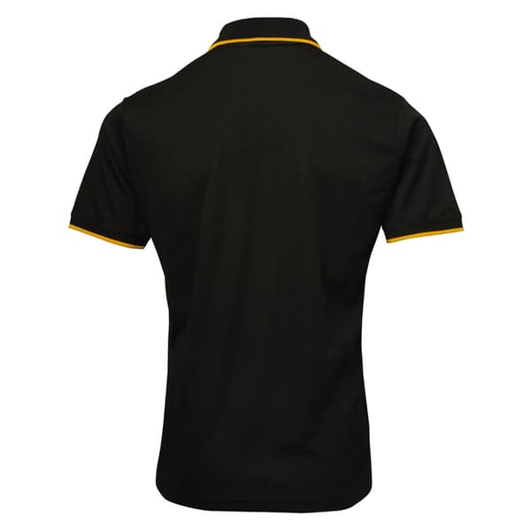 Premier Mens Contrast Coolchecker Polo Shirt