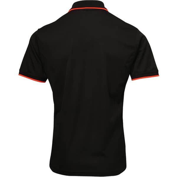 Premier Mens Contrast Coolchecker Polo Shirt