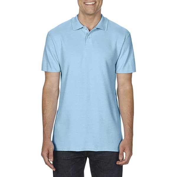 Gildan Softstyle kortærmet poloshirt med dobbelt piqué med korte ærmer til mænd