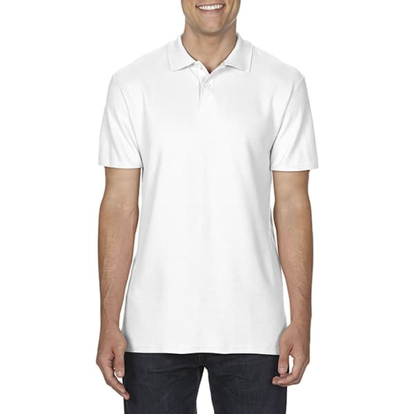 Gildan Softstyle Mens Short Sleeve Double Pique Polo Shirt