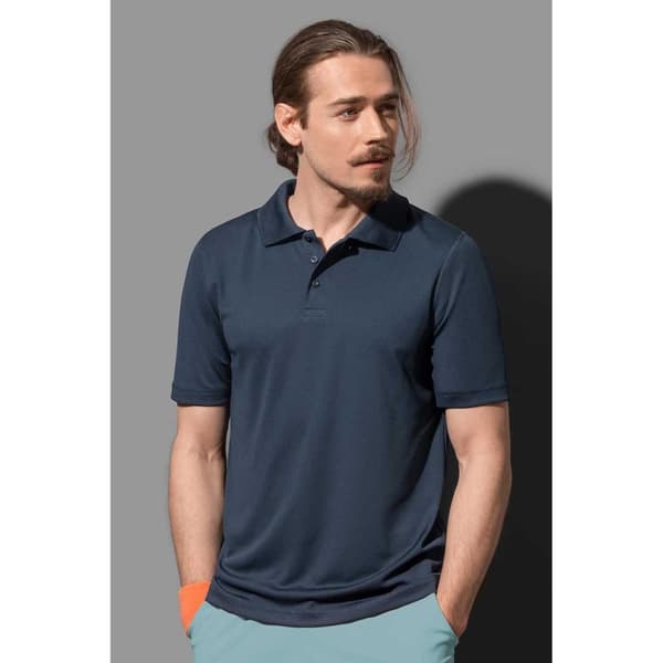 Stedman Mens Active 140 Mesh Polo