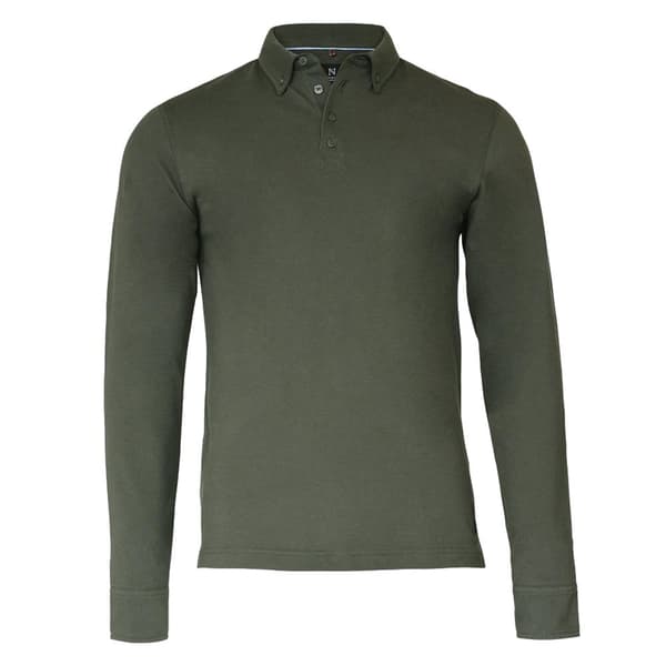 Nimbus Mens Carlington Deluxe Long Sleeve Polo Shirt