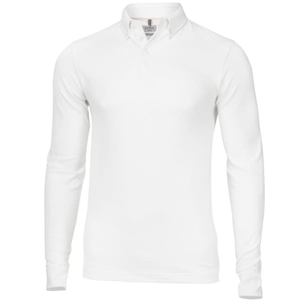 Nimbus Carlington Deluxe langærmet poloshirt med lange ærmer til mænd