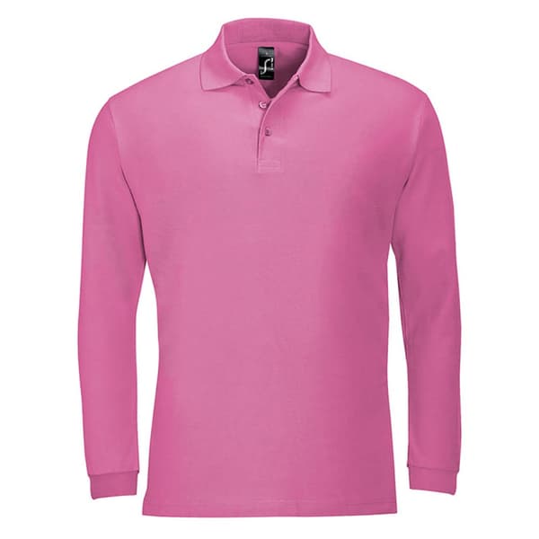 SOLS Mens Winter II Long Sleeve Pique Cotton Polo Shirt