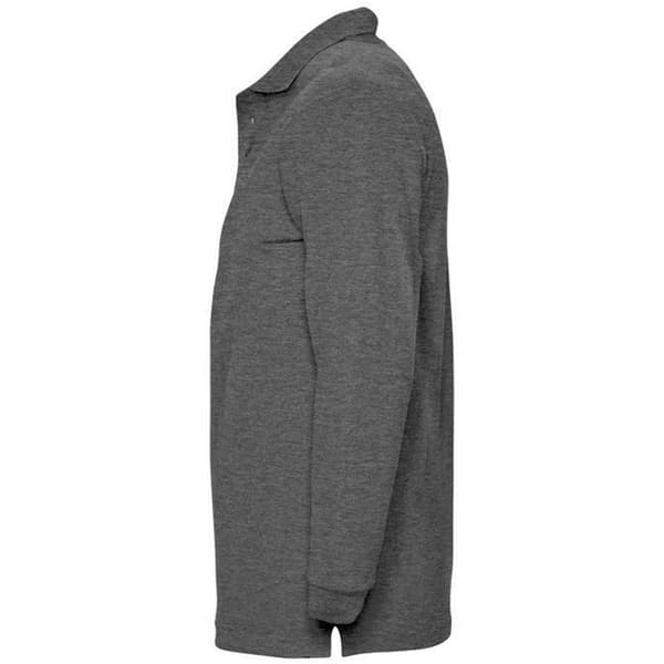 SOLS Herre Winter II langærmet poloshirt i bomuld med pique