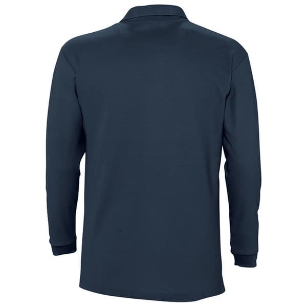 SOLS Herre Winter II langærmet poloshirt i bomuld med pique