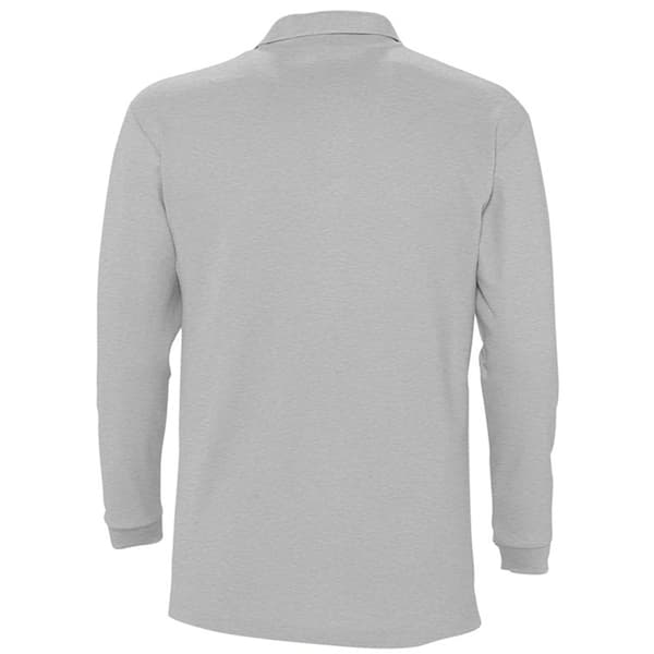 SOLS Herre Winter II langærmet poloshirt i bomuld med pique