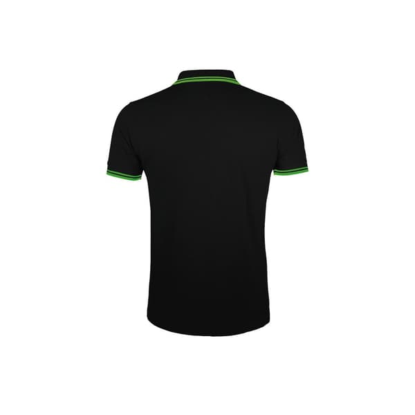 SOLS Mens Pasadena Tipped Short Sleeve Pique Polo Shirt