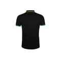 Miniatyrbilde 2 av 4: SOLS Mens Pasadena Tipped Short Sleeve Pique Polo Shirt
