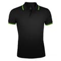 Miniatyrbilde 1 av 4: SOLS Mens Pasadena Tipped Short Sleeve Pique Polo Shirt