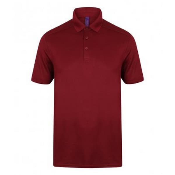 Henbury Stretch Microfine Pique Polo Shirt til mænd