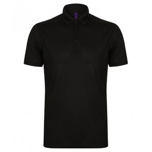 Henbury Stretch Microfine Pique Polo Shirt til mænd