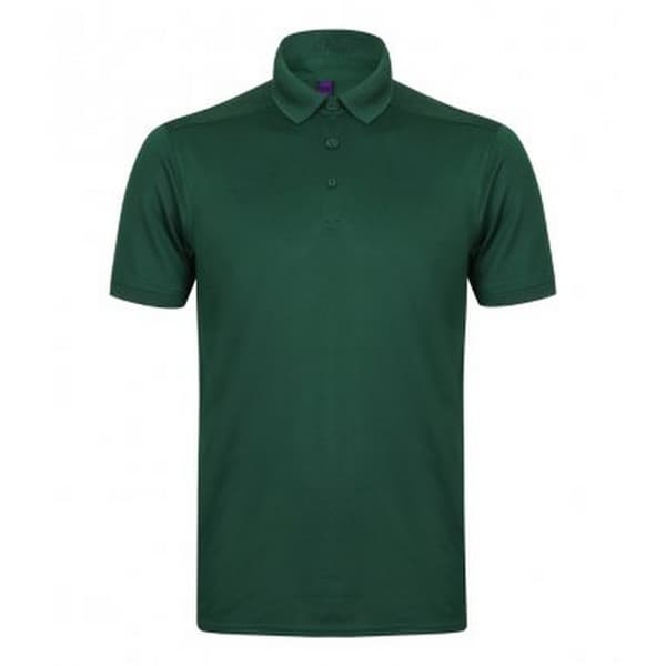 Henbury Stretch Microfine Pique Polo Shirt til mænd