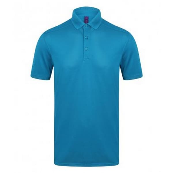 Henbury Stretch Microfine Pique Polo Shirt til mænd
