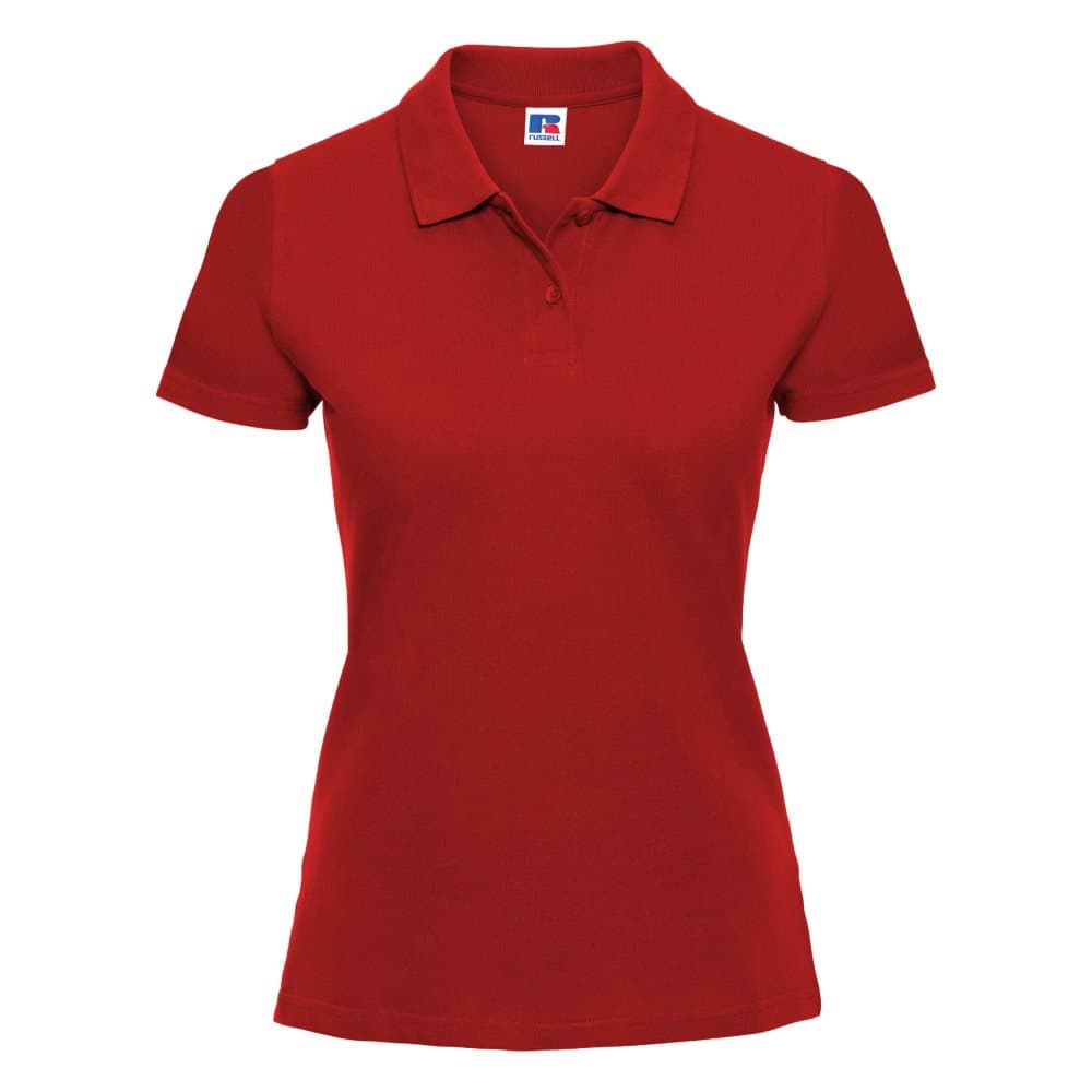 Russell Europe Womens/Ladies Classic Cotton kortärmad polotröja i bomull