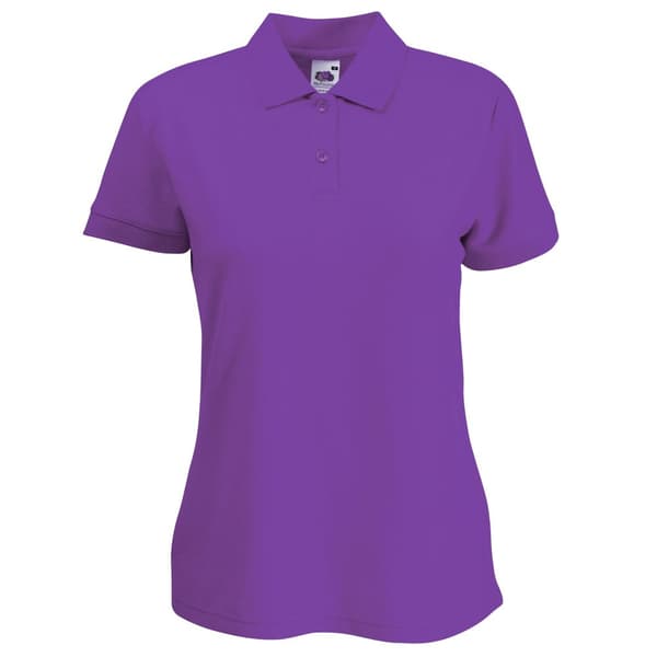 Fruit of the Loom Dam/Ladies Lady Fit kortärmad polotröja