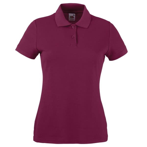 Fruit of the Loom Dam/Ladies Lady Fit kortärmad polotröja