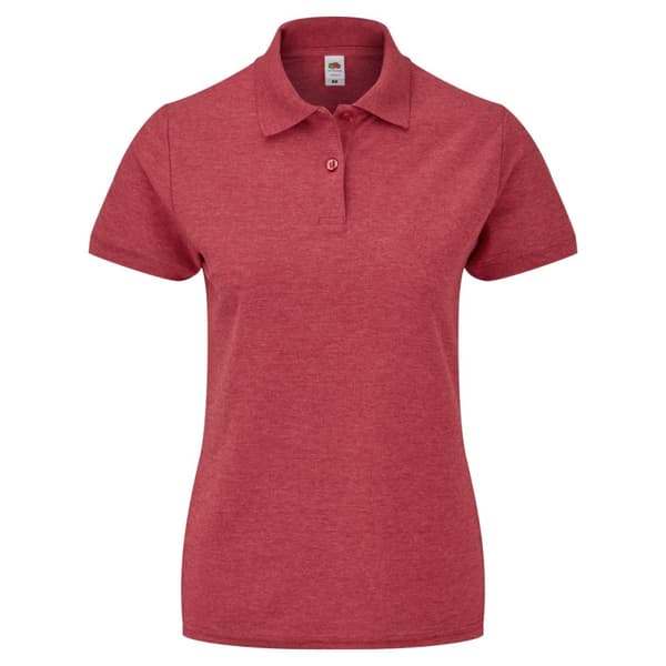 Fruit of the Loom Dam/Ladies Lady Fit kortärmad polotröja