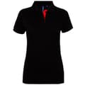 Miniatyrbilde 1 av 2: Asquith & Fox Womens/Ladies Short Sleeve Contrast Polo Shirt