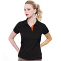Miniatyrbilde 4 av 4: Asquith & Fox Womens/Ladies Short Sleeve Contrast Polo Shirt