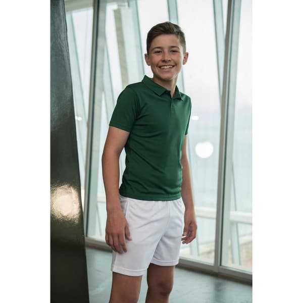 Just Cool Kids Unisex Sports Polo Plain Shirt (Pack of 2)