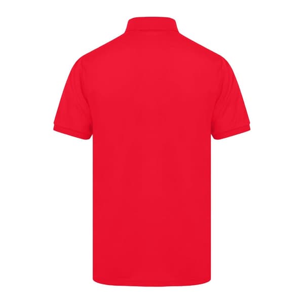 Henbury Kortärmad 65/35 Pique Polo Shirt för män