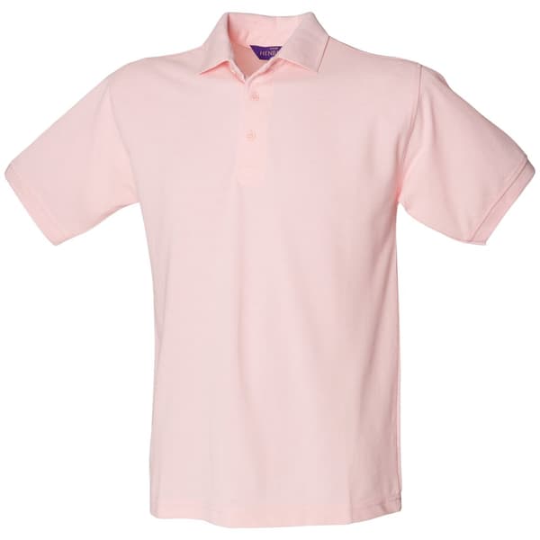 Henbury Kortärmad 65/35 Pique Polo Shirt för män