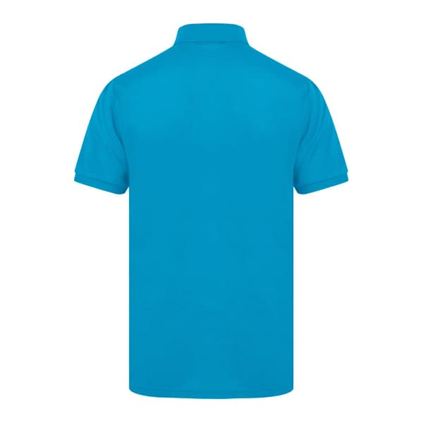 Henbury Kortärmad 65/35 Pique Polo Shirt för män
