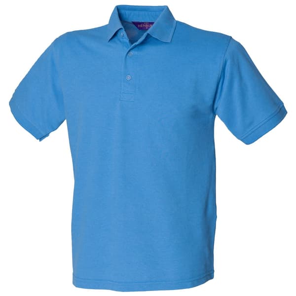 Henbury Kortärmad 65/35 Pique Polo Shirt för män