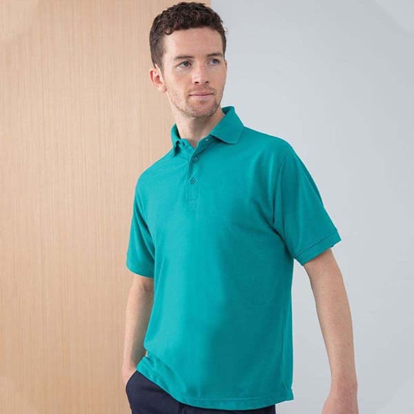 Henbury Mens Short Sleeved 65/35 Pique Polo Shirt