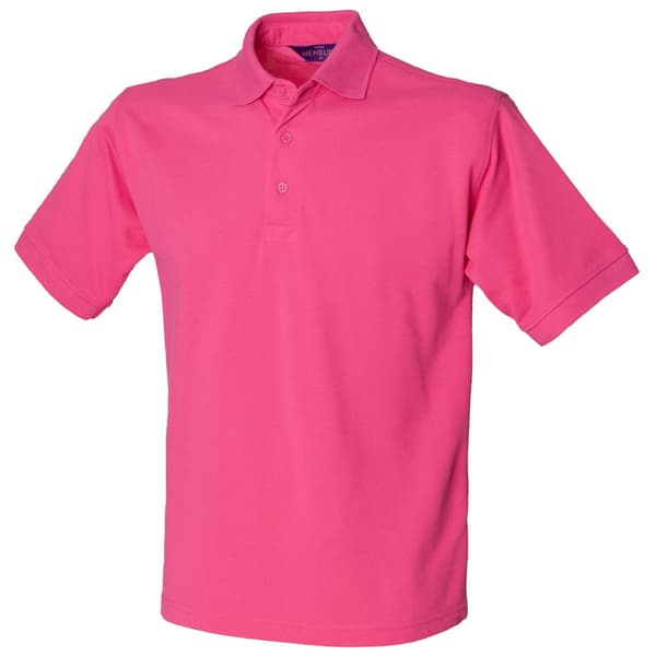 Henbury Mens Short Sleeved 65/35 Pique Polo Shirt