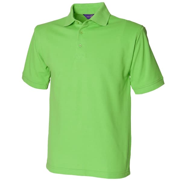 Henbury Kortärmad 65/35 Pique Polo Shirt för män