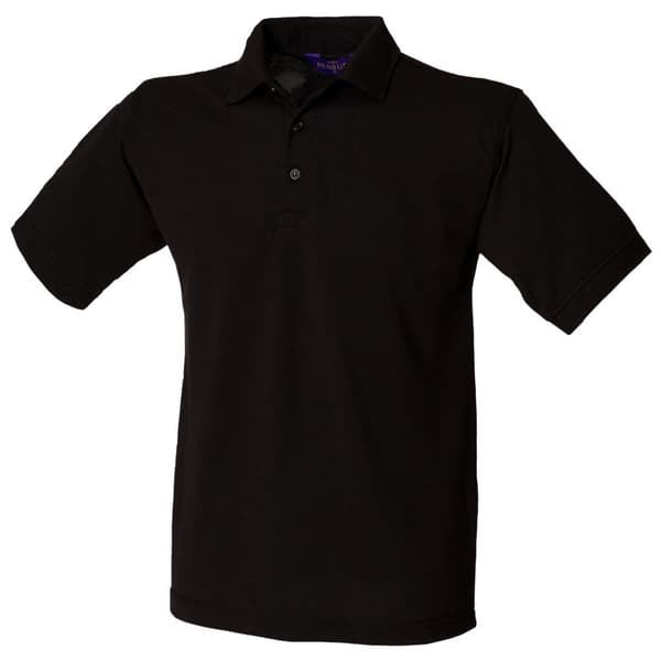 Henbury Mens Short Sleeved 65/35 Pique Polo Shirt