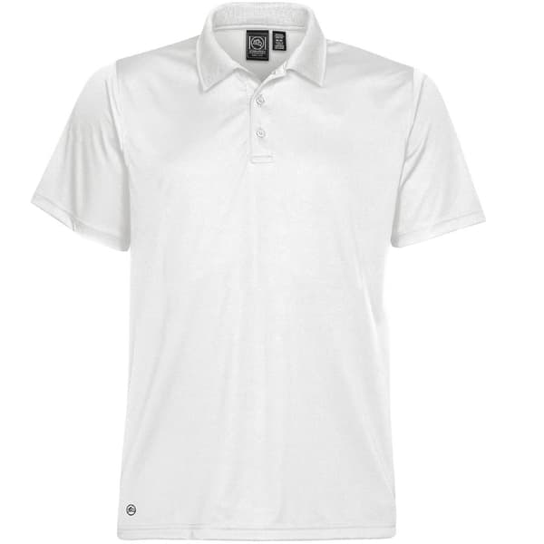 Stormtech Eclipse H2X-Dry Pique Polo för män White S