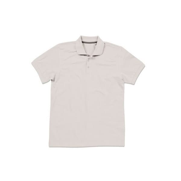 Stedman Stars Mens Harper Cotton Polo White 2XL