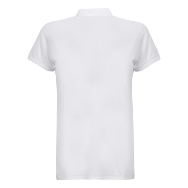 Henbury Womens/Ladies Micro-Fine kortärmad polotröja