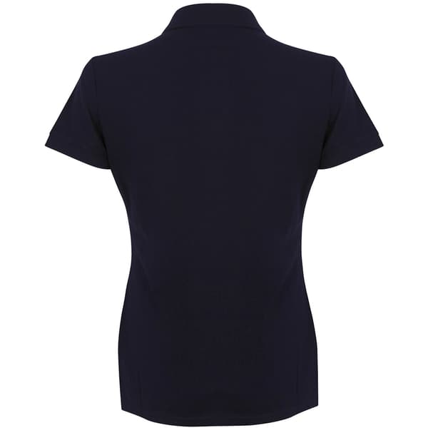 Henbury Womens/Ladies Micro-Fine kortärmad polotröja