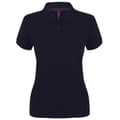 Miniatyrbilde 1 av 4: Henbury Womens/Ladies Micro-Fine Short Sleeve Polo Shirt