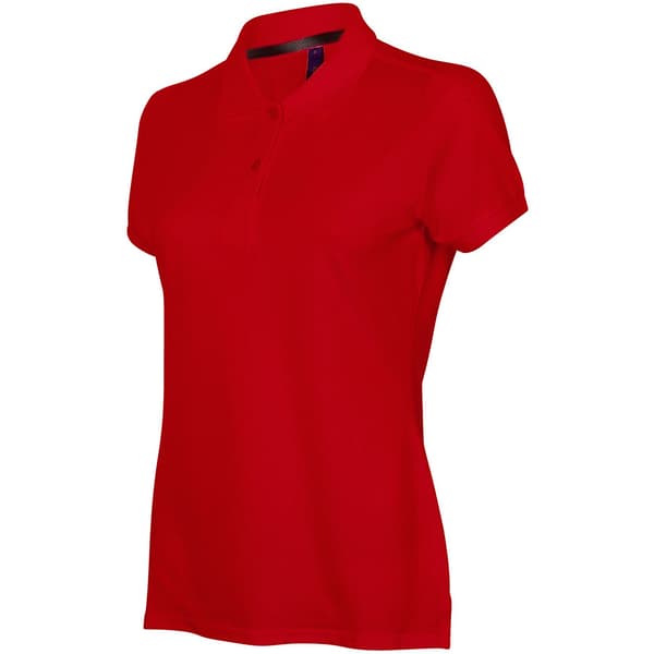 Henbury Womens/Ladies Micro-Fine kortärmad polotröja