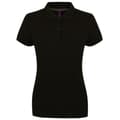 Miniatyrbilde 1 av 2: Henbury Womens/Ladies Micro-Fine Short Sleeve Polo Shirt