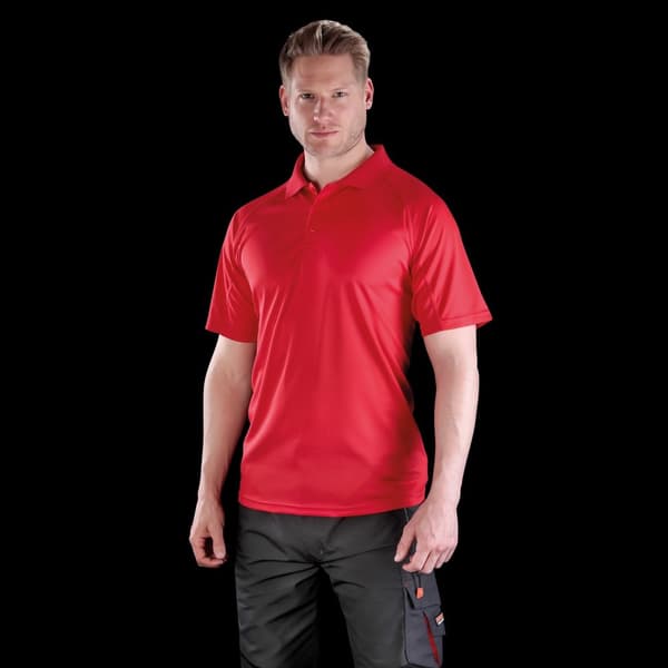 Spiro Unisex Adults Impact Performance Aircool Polo Shirt