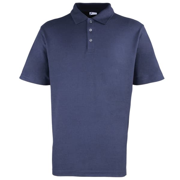 Premier Herre Stud Heavyweight almindelig poloshirt i pique