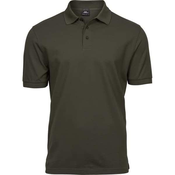 Tee Jays Polo shirt med kort ärm i lyxig stretch för män
