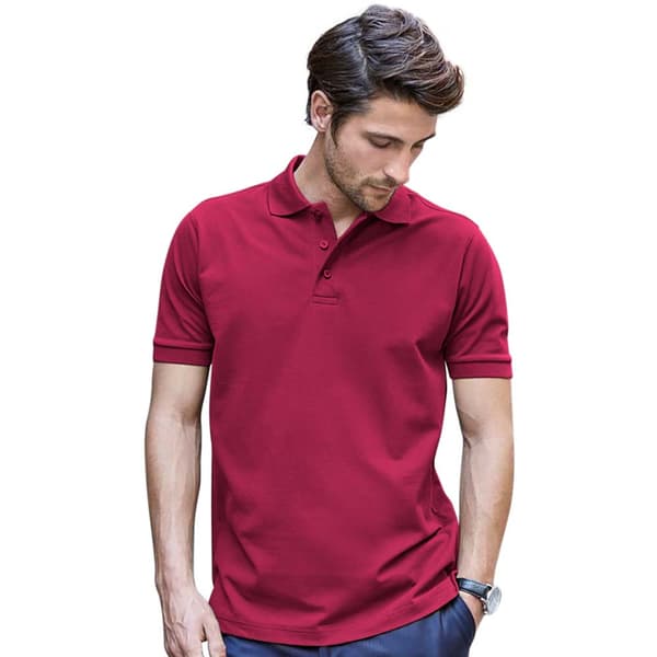Tee Jays Polo shirt med kort ärm i lyxig stretch för män