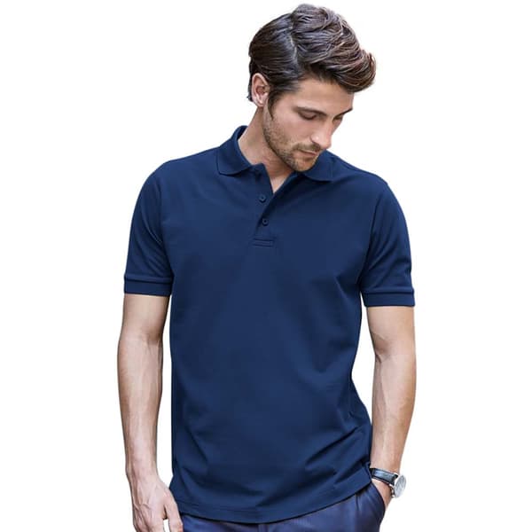 Tee Jays Polo shirt med kort ärm i lyxig stretch för män